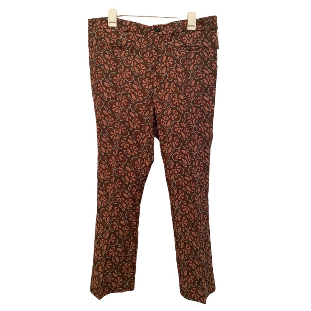 Anthropologie Floral The Essential Slim Pants Size 14 NWT
